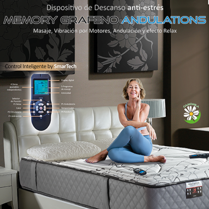 Colchón Memory Grafeno Andulación